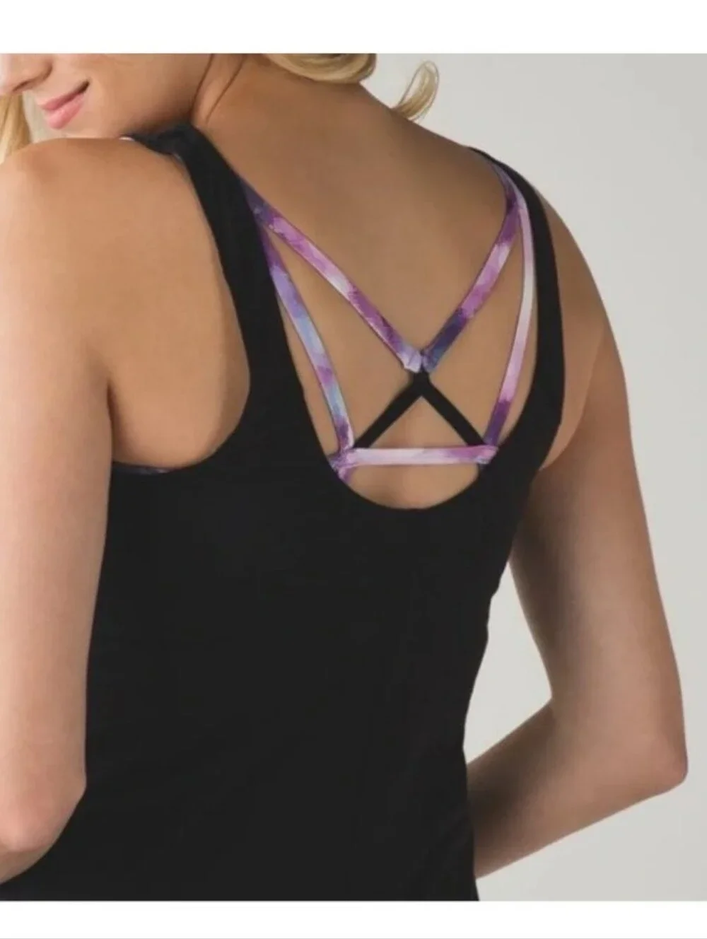 Lululemon Sweaty Endeavor Sports Bra Tie Dye 4 Y2k